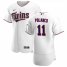 Minnesota Twins #11 Jorge Polanco Mens Nike White Home 2020 Authentic Player MLB Jersey