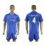 Chelsea #4 Fabregas Home Soccer Club Jersey