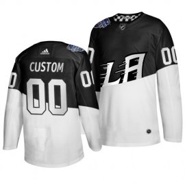 Adidas Los Angeles Kings Custom Mens 2020 Stadium Series White Black Stitched NHL Jersey