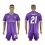 Real Madrid #21 Morata Away Soccer Club Jersey