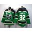 Los Angeles Kings #32 Jonathan Quick Green St. Patricks Day McNary Lace Hoodie Stitched NHL Jersey
