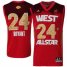 Los Angeles Lakers 24 Kobe Bryant 2012 West All Star Red NAB Jerseys Cheap