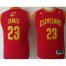 Youth Cleveland Cavaliers 23 LeBron James Red Stitched Revolution 30 Swingman NBA Jersey
