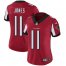 Nike Atlanta Falcons #11 Julio Jones Red Team Color Womens Stitched NFL Vapor Untouchable Limited Jersey