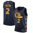 Mens Nike Cleveland Cavaliers #2 Collin Sexton Navy Basketball Swingman City Edition 2019 20 Jersey