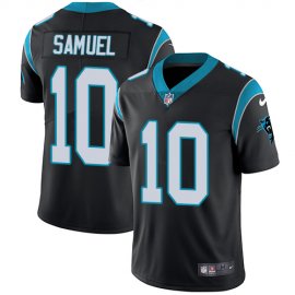 Nike Carolina Panthers #10 Curtis Samuel Black Team Color Mens Stitched NFL Vapor Untouchable Limited Jersey