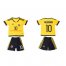 Colombia #10 Valderrama Home Kid Soccer Country Jersey