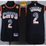 Cavaliers #2 Kyrie Irving Black USA Flag Fashion The Finals Patch Stitched NBA Jersey
