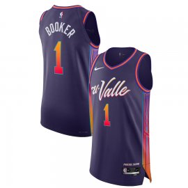 Nike Devin Booker Phoenix Suns 2023/24 Authentic Jersey – City Edition – Purple