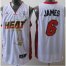 Miami Heat 6 LeBron James White 2011 Finals Commemorative Jersey Cheap
