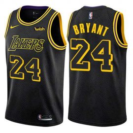Womens Nike Los Angeles Lakers #24 Kobe Bryant Black NBA Swingman City Edition Jersey