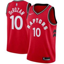 Mens Nike Toronto Raptors #10 DeMar DeRozan Red NBA Swingman Jersey