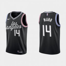 Los Angeles Los Angeles Clippers #14 Terance Mann Mens Nike Black 2022-23 NBA Jersey – City Edition Mens
