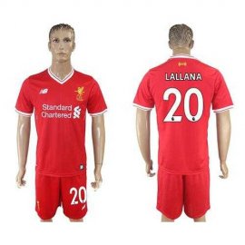 Liverpool #20 Lallana Red Home Soccer Club Jersey