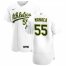 Oakland Athletics #55 Sean Manaea Mens Nike White Home 2020 Authentic Player MLB Jersey