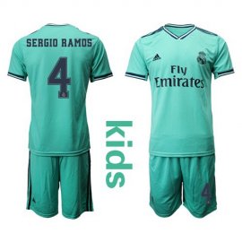 Real Madrid #4 Sergio Ramos Third Kid Soccer Club Jersey