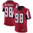 Nike Atlanta Falcons #98 Takkarist McKinley Red Team Color Mens Stitched NFL Vapor Untouchable Limited Jersey