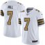 Nike New Orleans Saints #7 Taysom Hill White Mens Stitched NFL Limited Rush Jersey