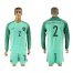 Portugal #2 Bruno Alves Away Long Sleeves Soccer Country Jersey