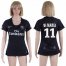 Womens Paris Saint-Germain #11 Di Maria Sec Away Soccer Club Jersey