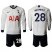 Tottenham Hotspur #28 Ndombele Home Long Sleeves Soccer Club Jersey