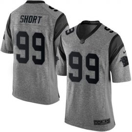 Nike Carolina Panthers #99 Kawann Short Gray Mens Stitched NFL Limited Gridiron Gray Jersey