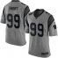 Nike Carolina Panthers #99 Kawann Short Gray Mens Stitched NFL Limited Gridiron Gray Jersey