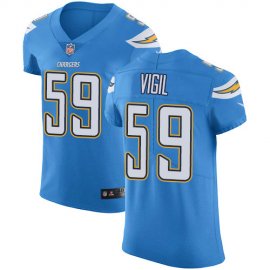 Nike Los Angeles Chargers #59 Nick Vigil Electric Blue Alternate Mens Stitched NFL New Elite Jersey