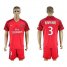 Paris Saint-Germain #3 Kimpembe Red Soccer Club Jersey