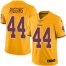Nike Washington Football Team #44 John Riggins Gold Mens Stitched NFL Limited Rush Jersey