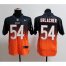 Nike Chicago Bears #54 Brian Urlacher Navy Blue/Orange Mens Stitched NFL Elite Fadeaway Fashion Jersey
