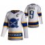 Buffalo Sabres #9 Jack Eichel White Mens Adidas 2020-21 Reverse Retro Alternate NHL Jersey