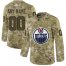 Mens Adidas Oilers Personalized Camo Authentic NHL Jersey