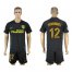 Atletico Madrid #12 Fernandez Away Soccer Club Jersey