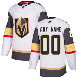 Mens Adidas Vegas Golden Knights Personalized Authentic White Road NHL Jersey