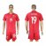 Norway #19 Jenssen Home Soccer Country Jersey