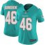 Nike Miami Dolphins #46 Noah Igbinoghene Aqua Green Team Color Womens Stitched NFL Vapor Untouchable Limited Jersey