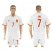 Spain #7 Raul Away Soccer Country Jersey