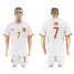 Spain #7 Raul Away Soccer Country Jersey