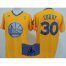 Golden State Warriors 30 Stephen Curry Yellow Revolution 30 Swingman NBA Jersey 2013 Christmas Style Signed Cheap
