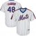 New York Mets #48 Jacob DeGrom White(Blue Strip) Alternate Cool Base Stitched Youth MLB Jersey