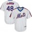 New York Mets #48 Jacob DeGrom White(Blue Strip) Alternate Cool Base Stitched Youth MLB Jersey