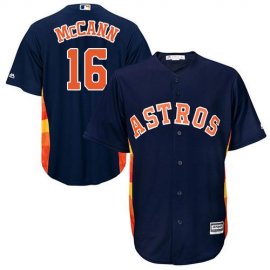 Houston Astros #16 Brian McCann Navy Blue Cool Base Stitched Youth MLB Jersey
