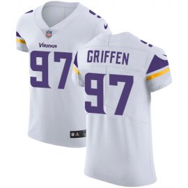 Nike Minnesota Vikings #97 Everson Griffen White Mens Stitched NFL Vapor Untouchable Elite Jersey