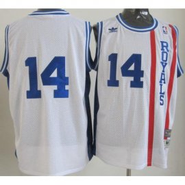 Cincinati Royals #14 Oscar Robertson White Throwback Swingman NBA Jerseys Cheap