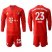 Bayern Munchen #23 Vidal Home Long Sleeves Soccer Club Jersey