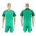 England Blank Green Goalkeeper Soccer Country Jersey