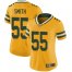 Nike Green Bay Packers #55 ZaDarius Smith Yellow Womens Stitched NFL Limited Rush Jersey