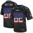 Nike Dallas Cowboys #82 Jason Witten Black Mens Stitched NFL Elite USA Flag Fashion Jersey