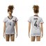 Womens Colombia #4 Zapata Away Soccer Country Jersey